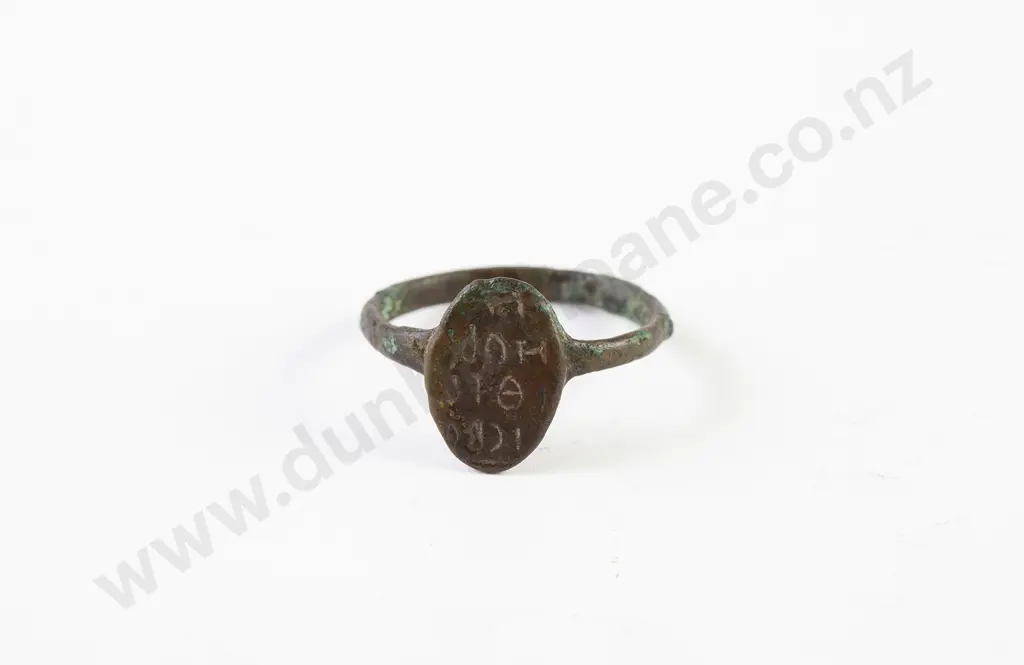 Ancient Roman Bronze Ring Image 1++