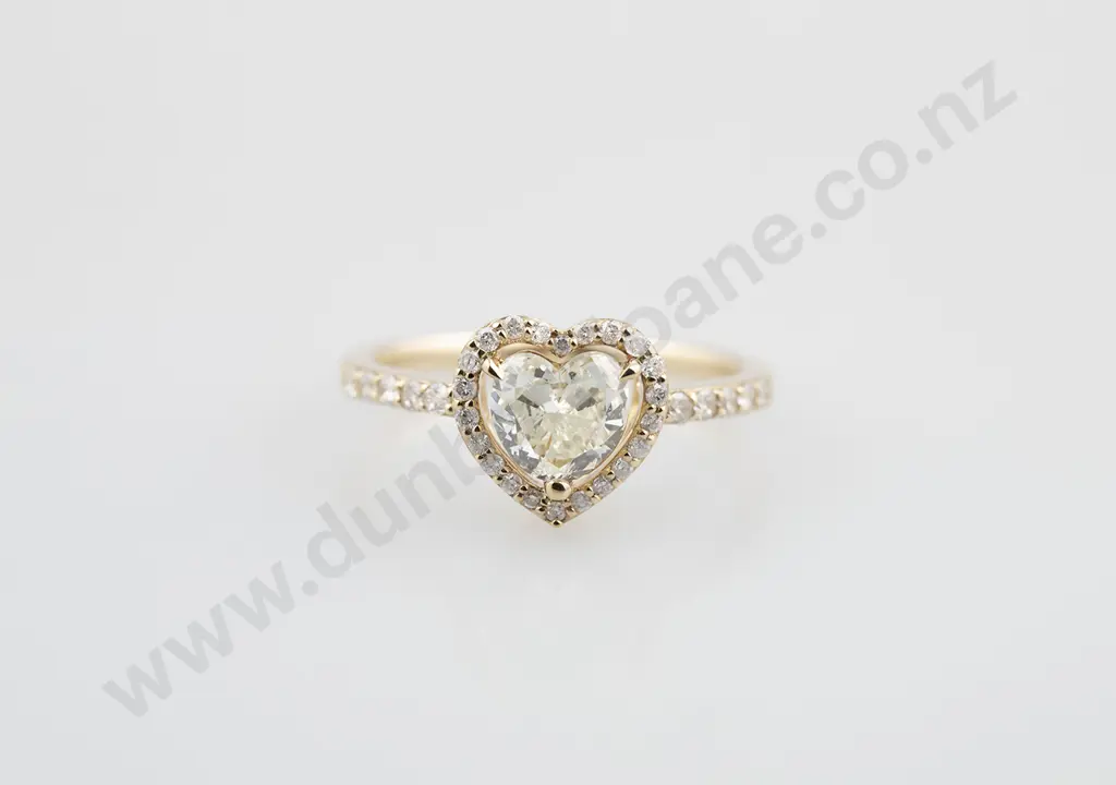 14ct Solitaire Diamond Ring Image 1++