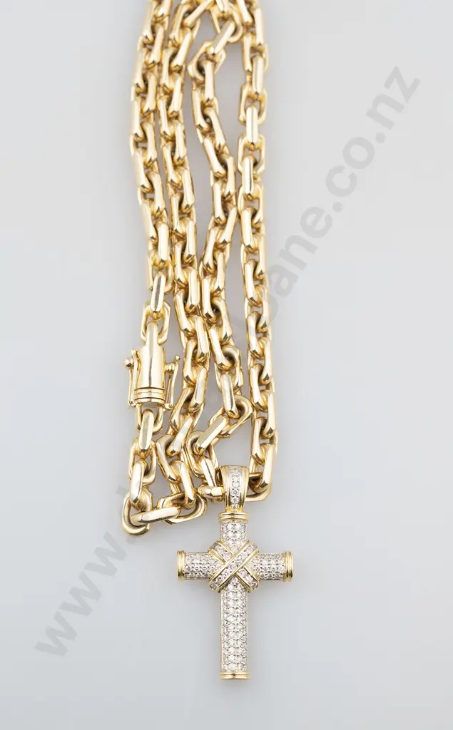 Heavy 18ct Cable Link Neckchain Image 1++