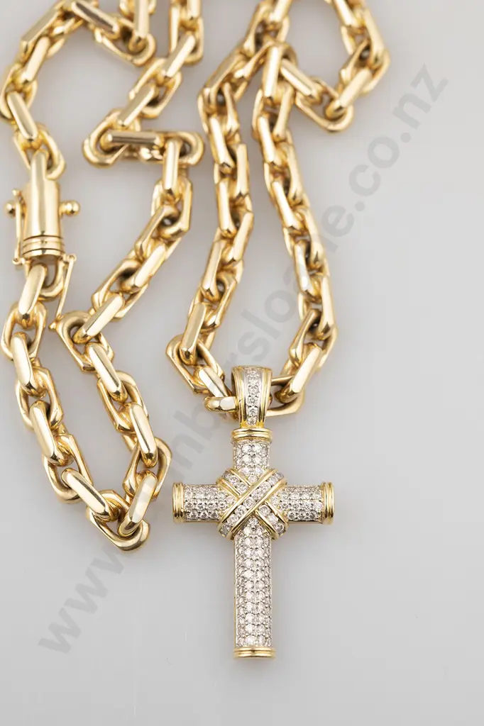 Heavy 18ct Cable Link Neckchain Image 1++