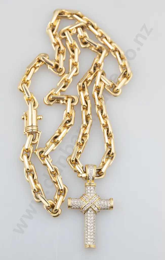 Heavy 18ct Cable Link Neckchain Image 1++
