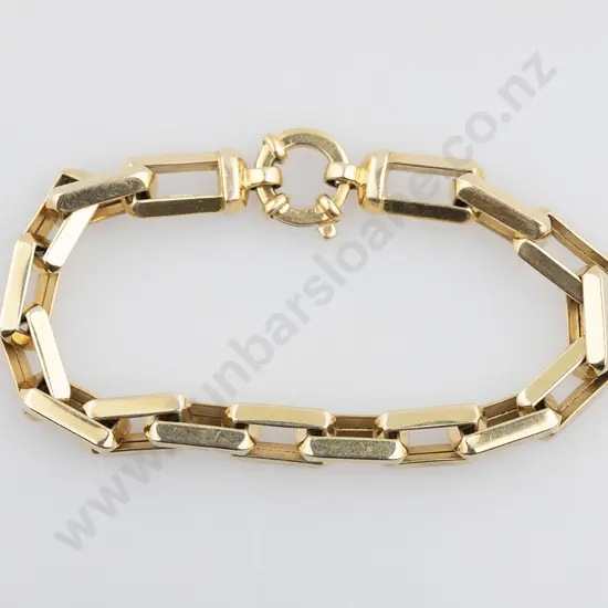 14ct Hollow Link Bracelet