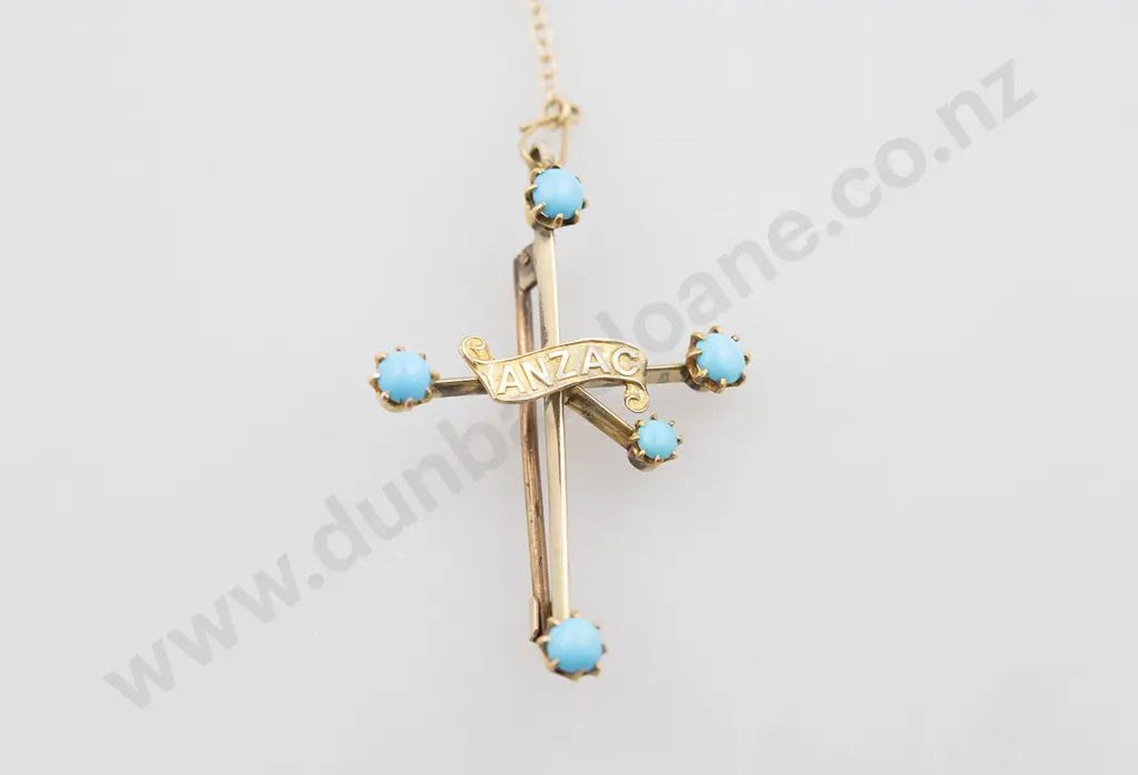 Early C20th Southern Cross 'ANZAC' Brooch Image 1++