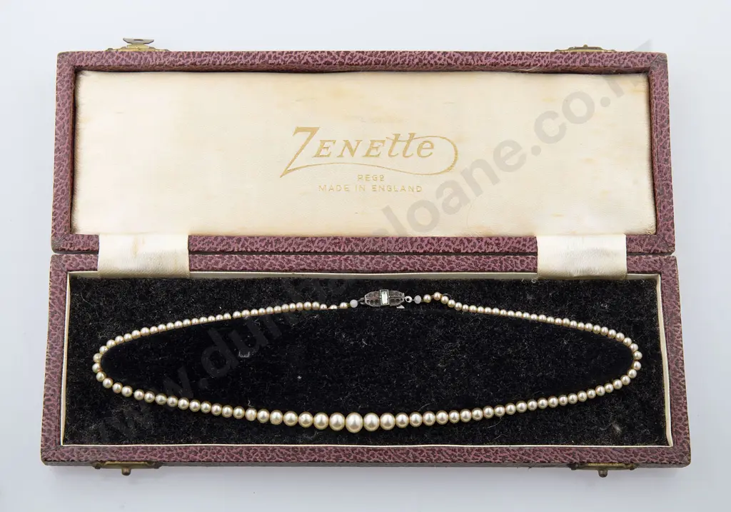 Victorian Pearl Necklace Image 1++