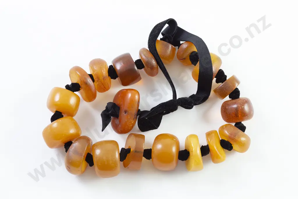Natural Amber Necklace Image 1++