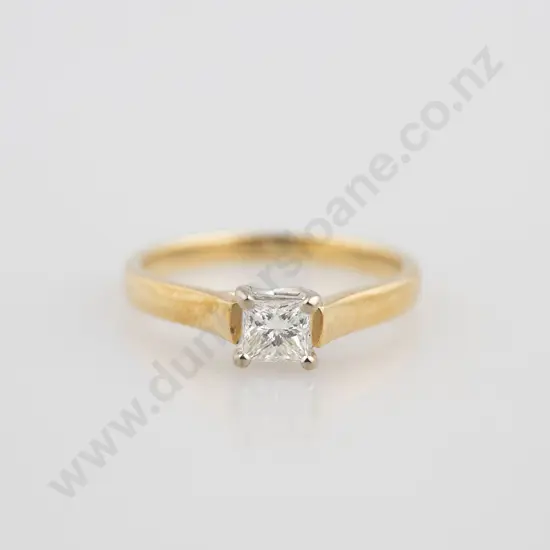 18ct Solitaire Diamond Ring