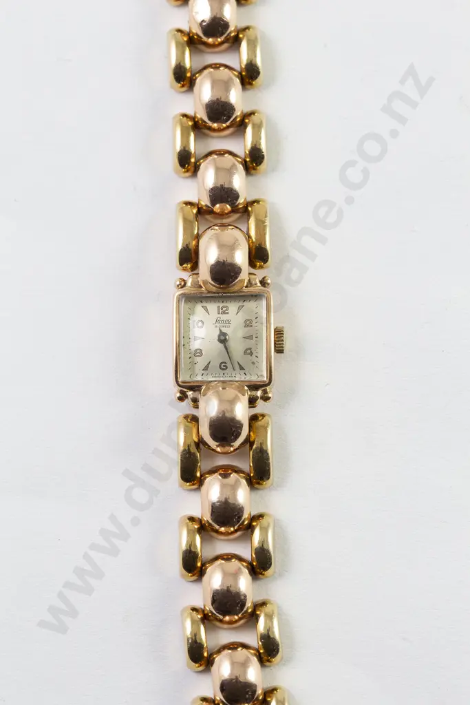 Vintage Lanco 9ct Ladies Dress Wrist Watch Image 1++