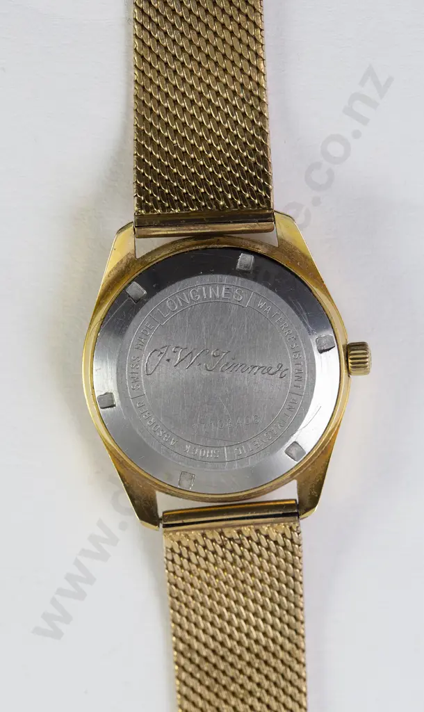 C1970 Longines 'Admiral' Gents Gold Plated Wristwatch Image 1++