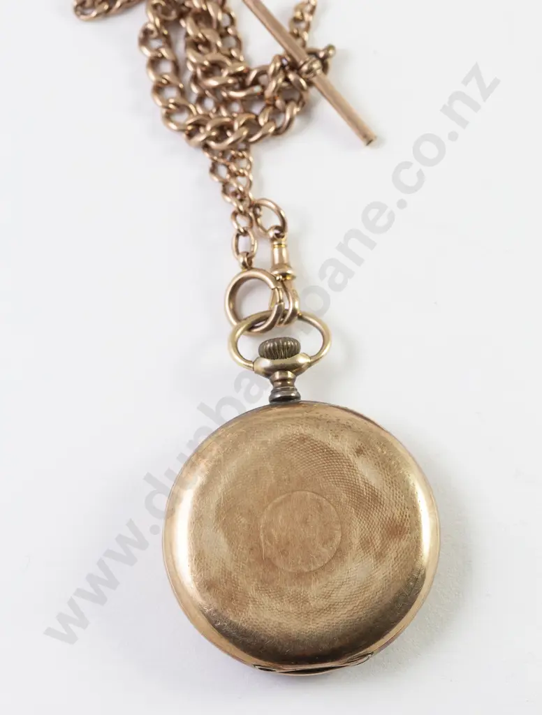9ct Open Face Lever Wind Pocket Watch Image 1++