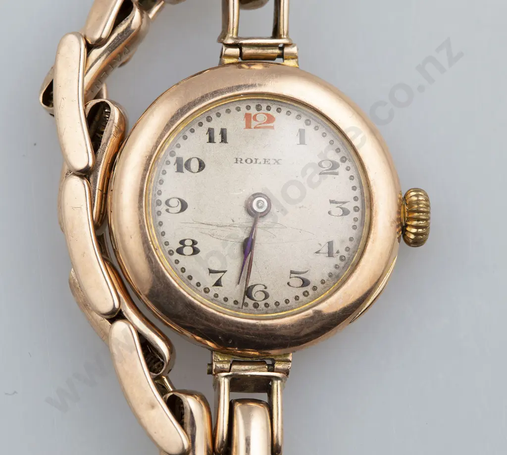 Vintage 9ct Ladies Rolex Manual Wind Wrist Watch Image 1++