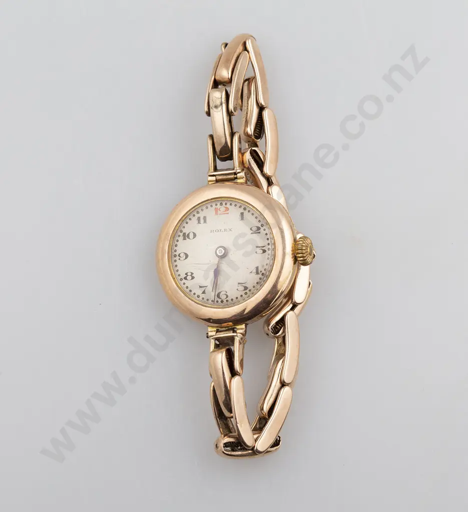 Vintage 9ct Ladies Rolex Manual Wind Wrist Watch Image 1++