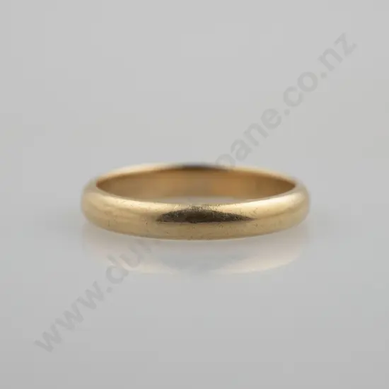 14ct Plain Wedding Band