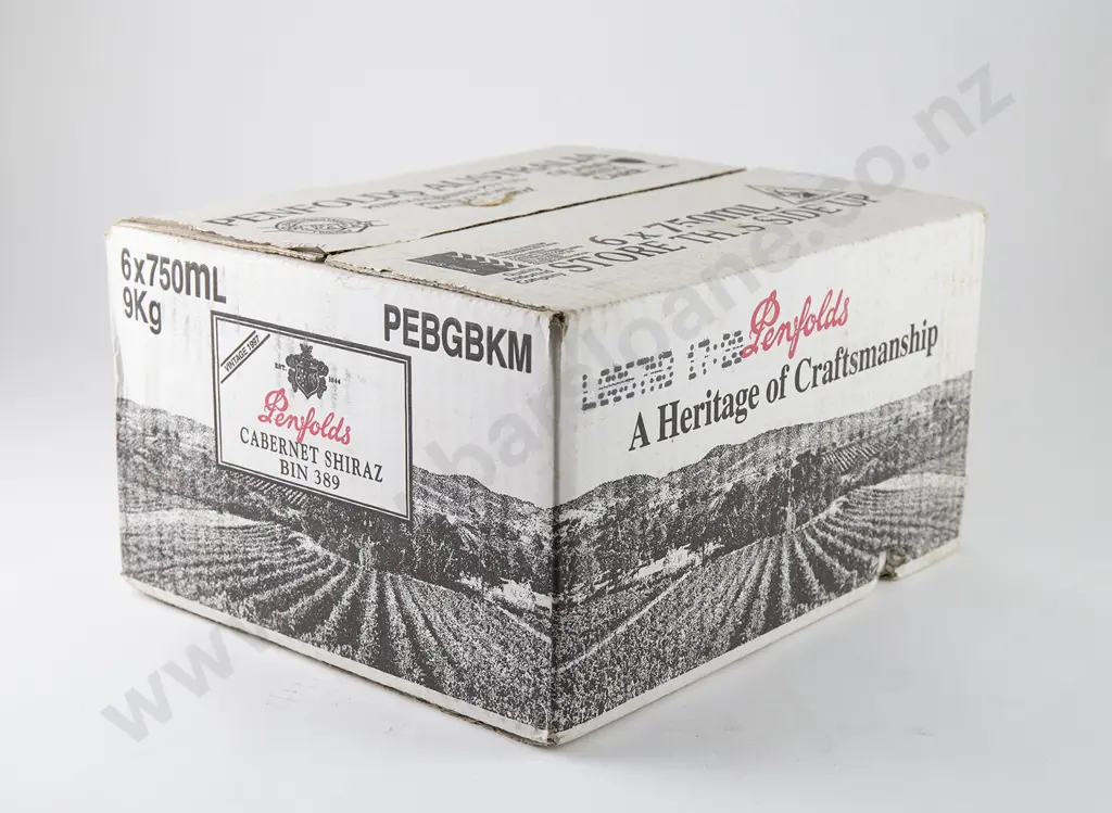 6 bottles Penfolds Bin 389 Cabernet Shiraz Vintage 1997 Image 1++