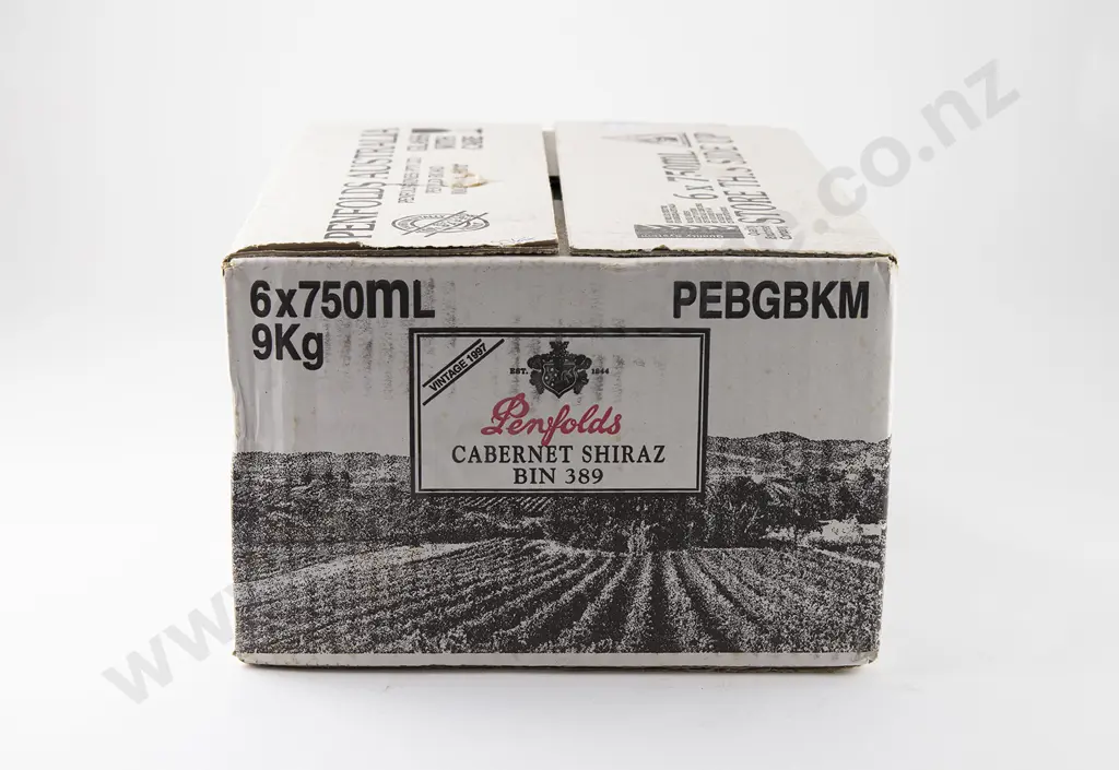 6 bottles Penfolds Bin 389 Cabernet Shiraz Vintage 1997 Image 1++