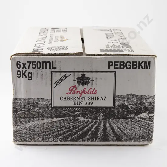 6 bottles Penfolds Bin 389 Cabernet Shiraz Vintage 1997