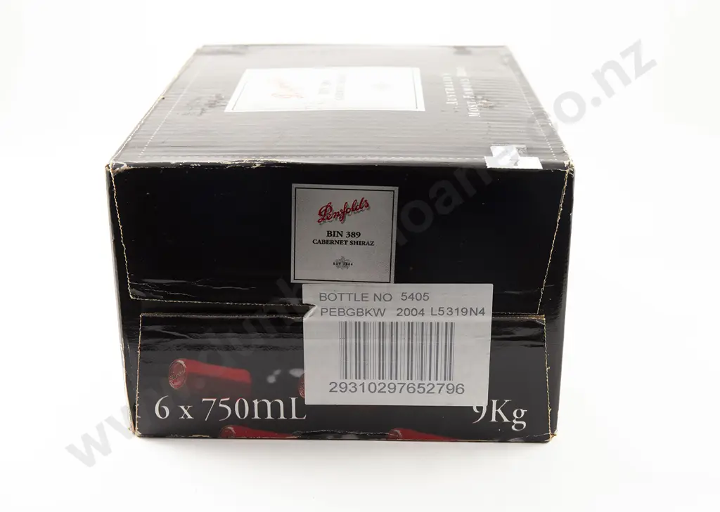 6 bottles Penfolds Bin 389 Cabernet Shiraz Vintage 2004 Image 1++