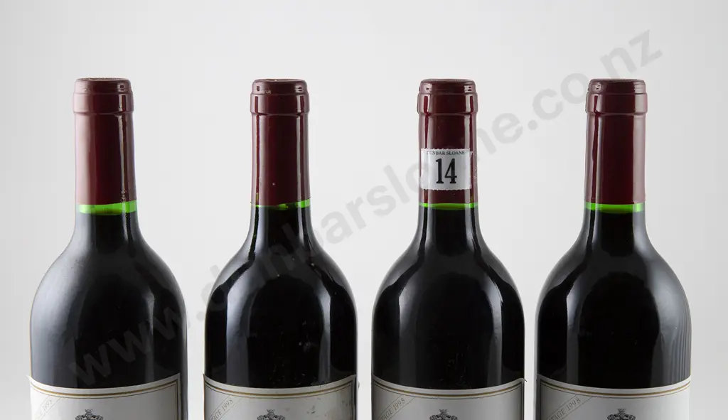 4 bottles Penfolds Koohunga Hill Shiraz - Cabernet Sauvignon Vintage 1998 Image 1++