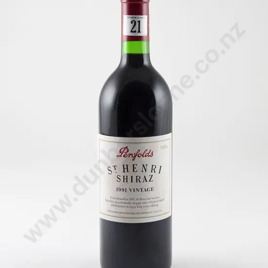 1 bottle Penfolds St Henri Shiraz Vintage 1991