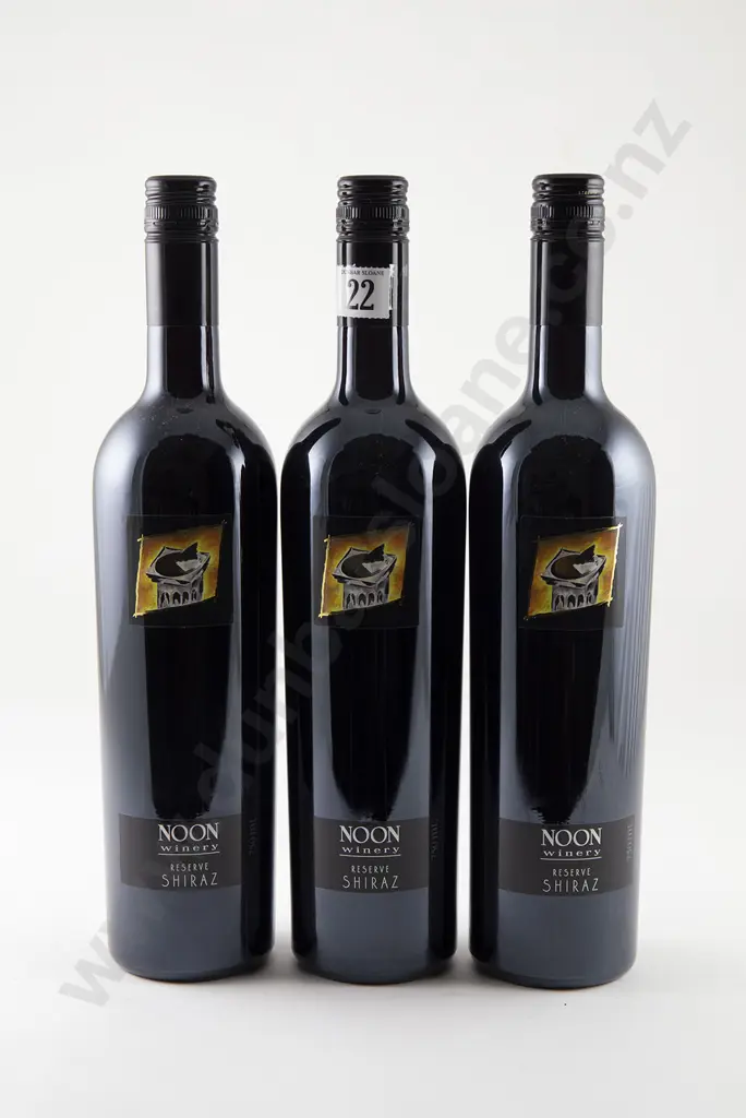 3 bottles Noon Winery 'Reserve' Shiraz Longhorne Creek Vintage 2018 Image 1++