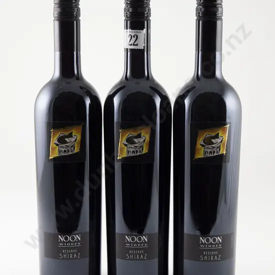 3 bottles Noon Winery 'Reserve' Shiraz Longhorne Creek Vintage 2018