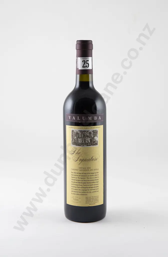 1 bottle Yalumba The Signature Cabernet Sauvignon and Shiraz Vintage 2005 Image 1++