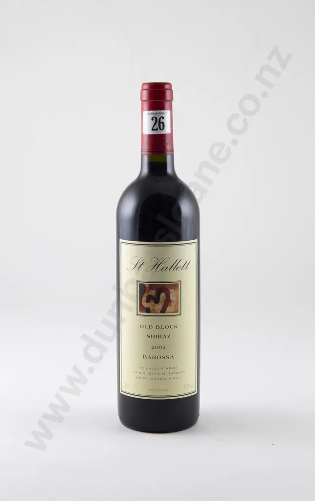 1 bottle St Hallett Old Block Shiraz Barossa Vintage 2002 Image 1++