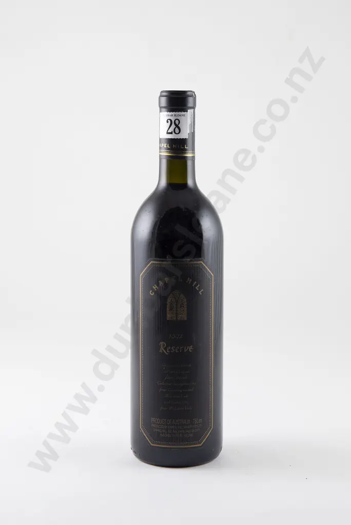 1 bottle Chapel Hill 'Reserve' Cabernet Sauvignon - Shiraz Vintage 1992 Image 1++
