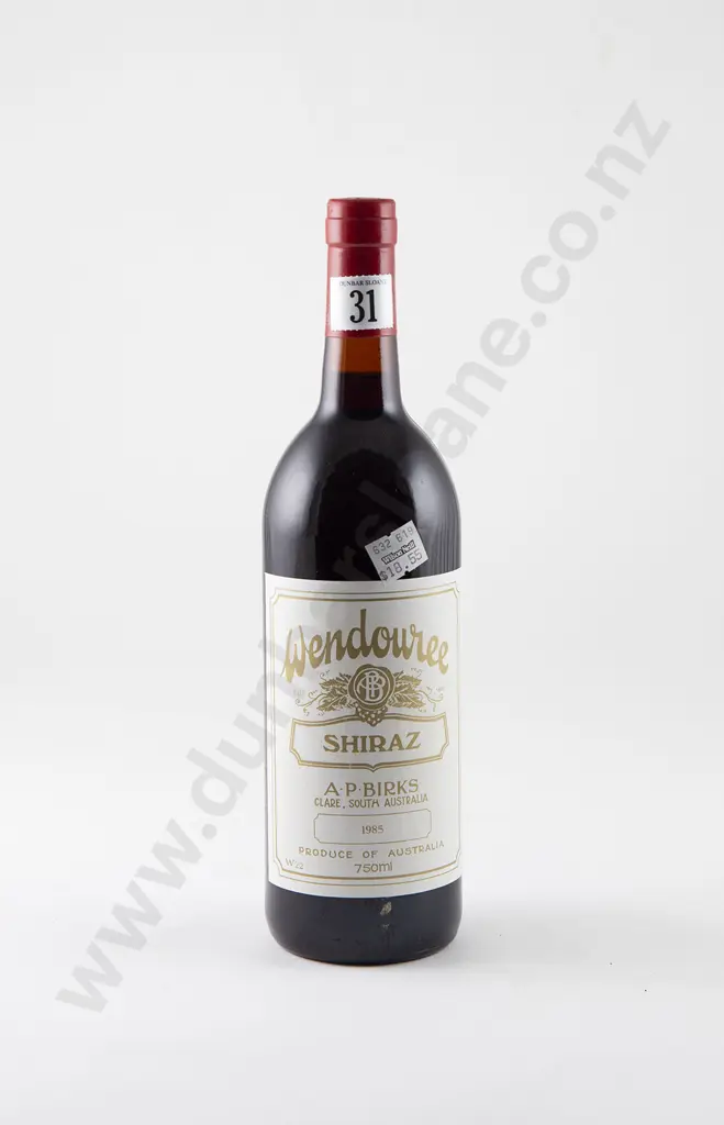 1 bottle Wendouree Shiraz Clare Valley Vintage 1985 Image 1++