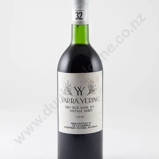 1 bottle Yarra Yering Dry Red Wine No1 Vintage 1980