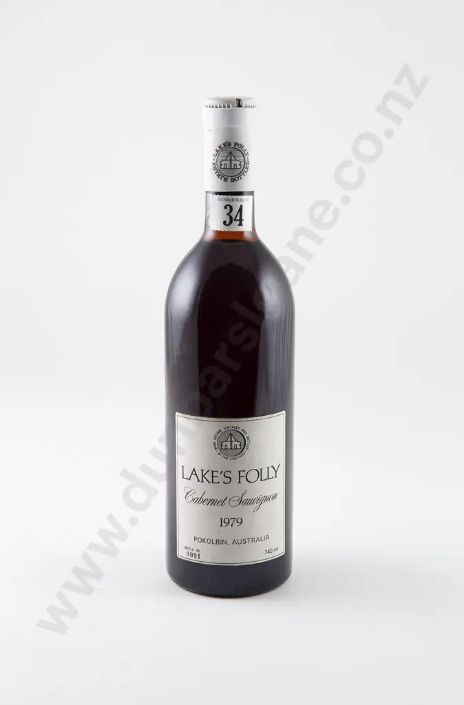 1 bottle Lake's Folly Pokolbin Cabernet Sauvignon Vintage 1979 Image 1++