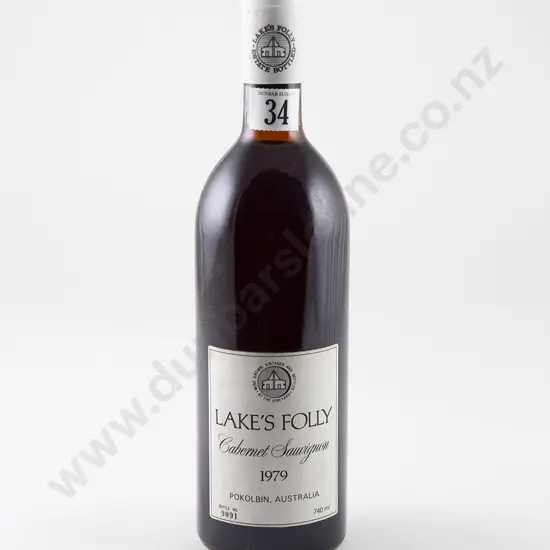 1 bottle Lake's Folly Pokolbin Cabernet Sauvignon Vintage 1979