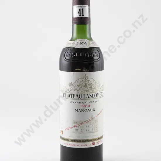 1 bottle Ch-Lascombes Grand Cru Classe Margaux Vintage 1964