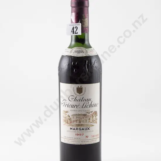 1 bottle Ch Prieure-Lichine Grand Cru Classe Margaux Vintage 1957