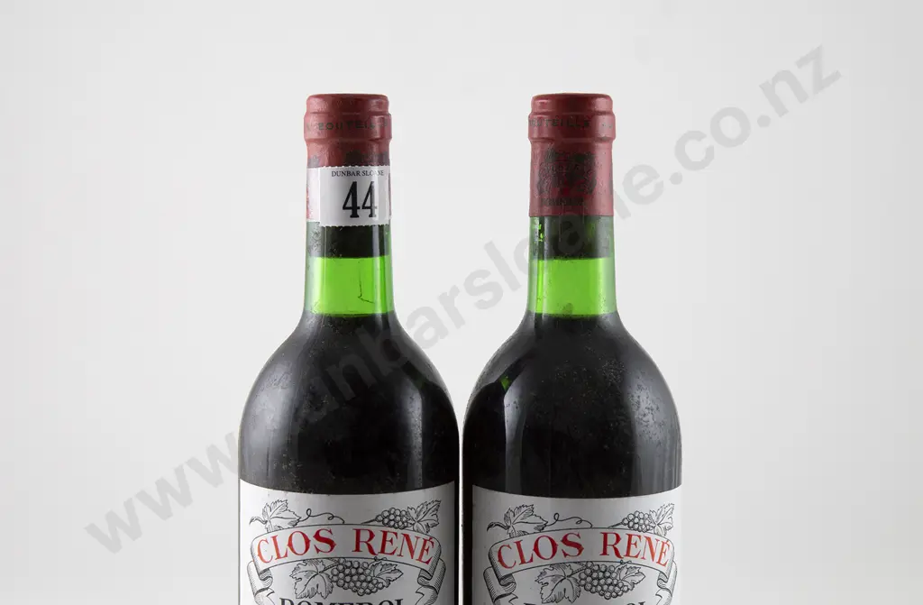 2 bottles Clos Rene Pomerol Vintage 1976 Image 1++