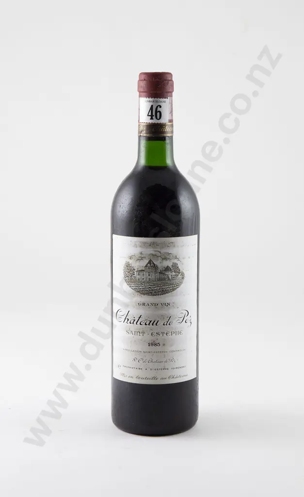 1 bottle Chateau de Pez Saint - Estephe Grand Vin Vintage 1985 Image 1++