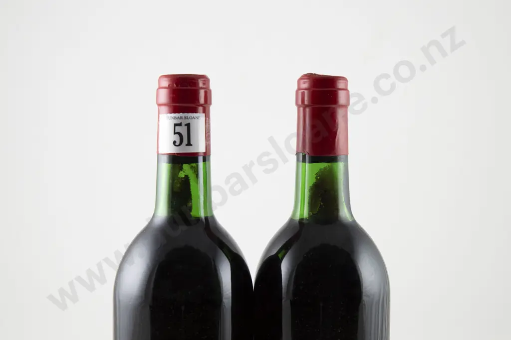 2 bottles Chateau Haut-Marbuzet Saint-Estephe Vintage 1982 Image 1++