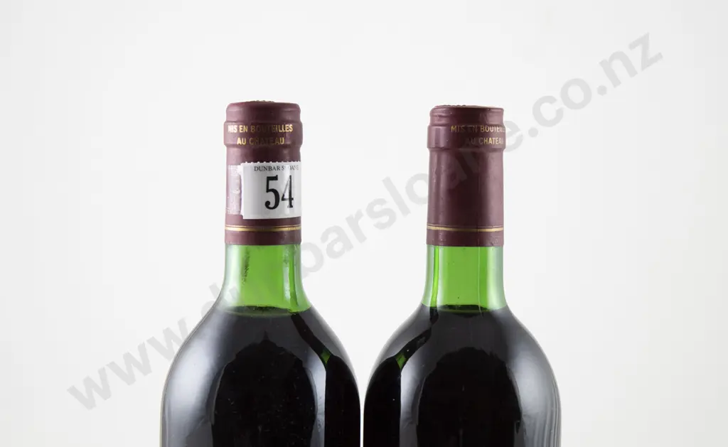 2 bottles Chateau Bonalgue Pomerol Vintage 1982 Image 1++