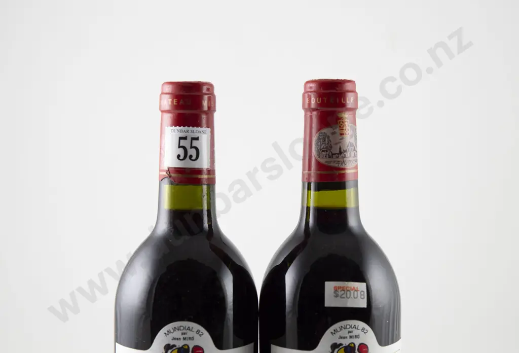 2 bottles Chateau Siran Margaux Vintage 1982 Image 1++