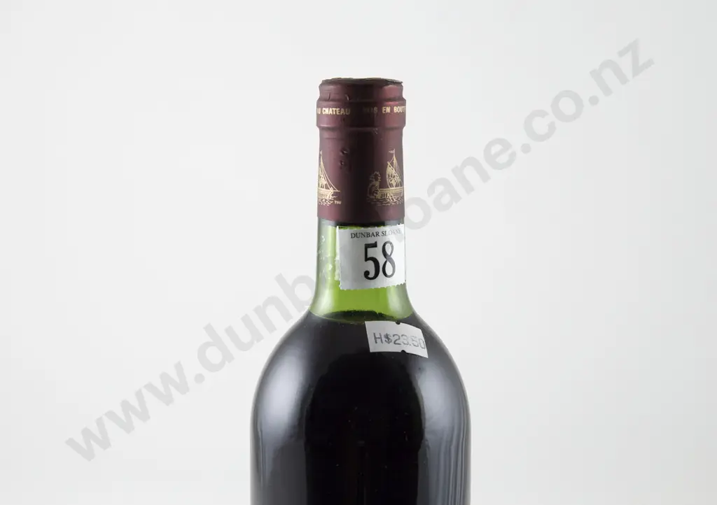 1 bottle Les Brulieres de Beychevelle Haut-Medoc Vintage 1982 Image 1++