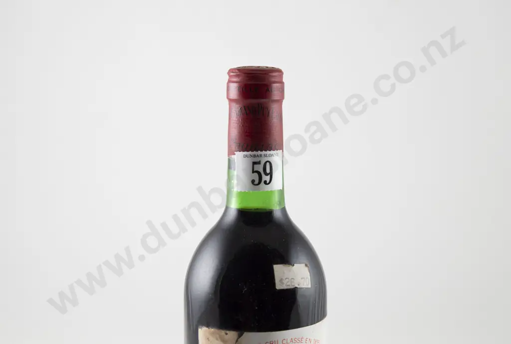 1 bottle Chateau Grand-Puy-Lacoste Pauillac Saint Guirons Vintage 1979 Image 1++