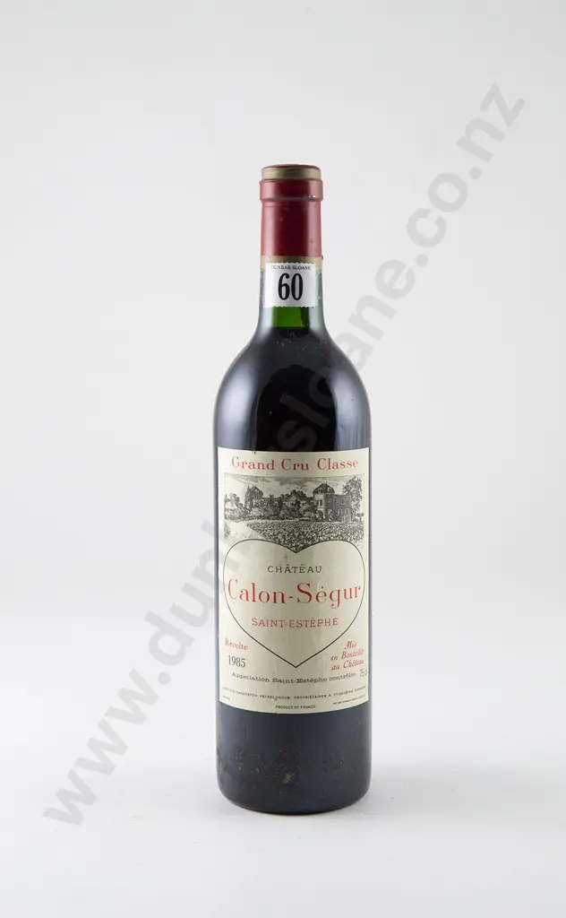 1 bottle Chateau Calon-Segur Saint-Estephe Vintage 1985 Image 1++