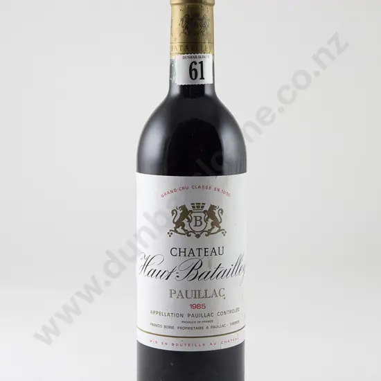 1 bottle Chateau Haut-Batailley Pauillac Vintage 1985