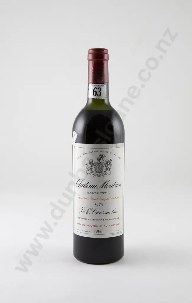 1 bottle Chateau Montrose Saint-Estephe Medoc Vintage 1978 Image 1++