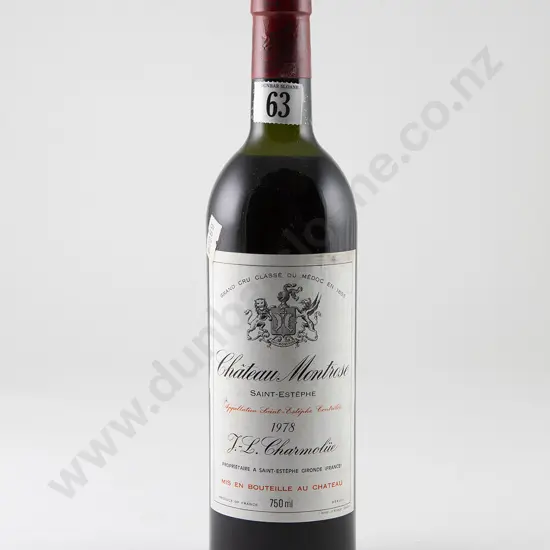 1 bottle Chateau Montrose Saint-Estephe Medoc Vintage 1978