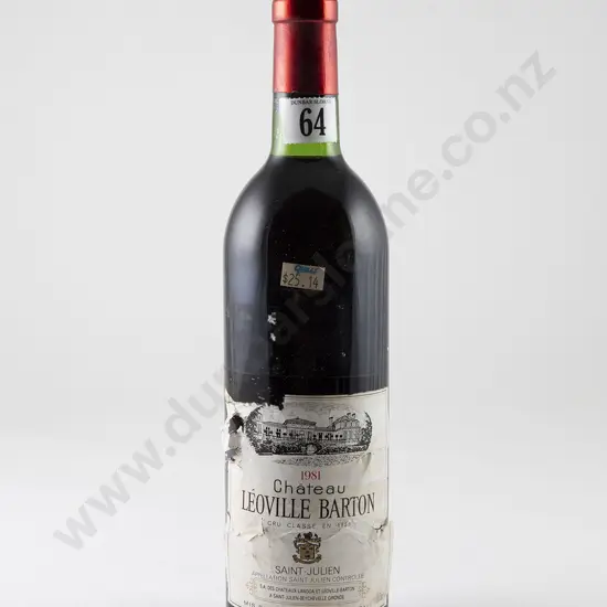 1 bottle Chateau Leoville Barton Saint-Julien Vintage 1981