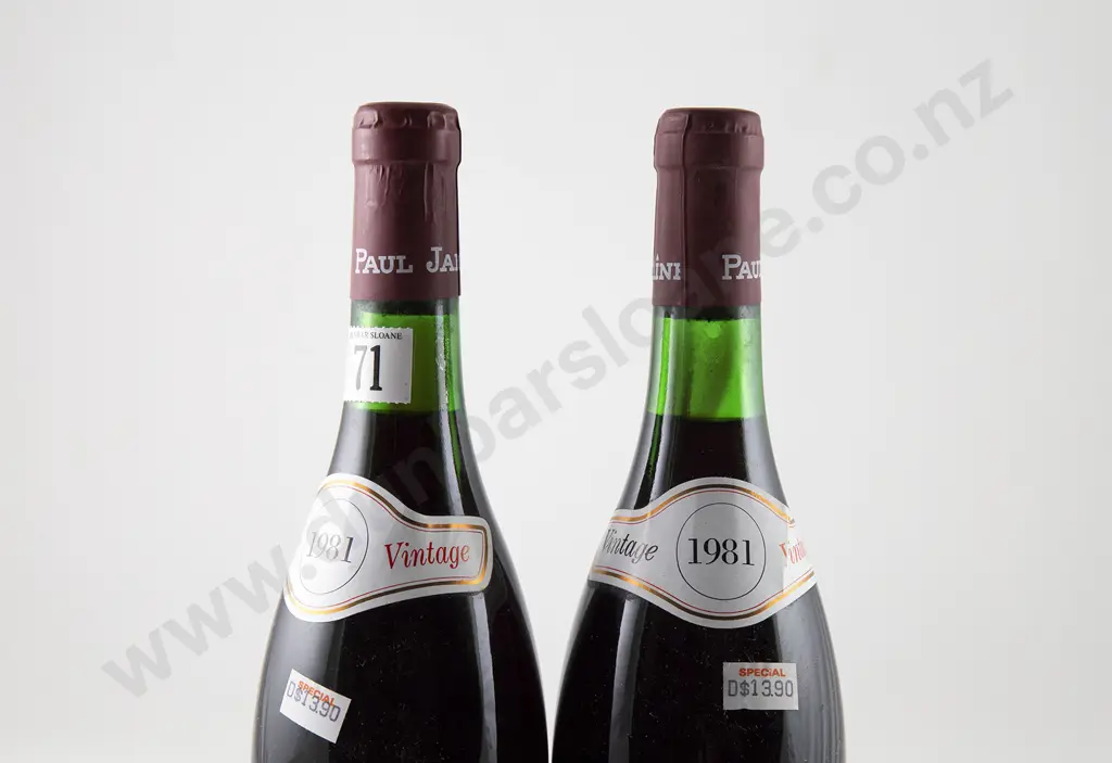 2 bottles Paul Jaboulet Aine Chateauneuf-du-Pape Les Cedres Vintage 1981 Image 1++