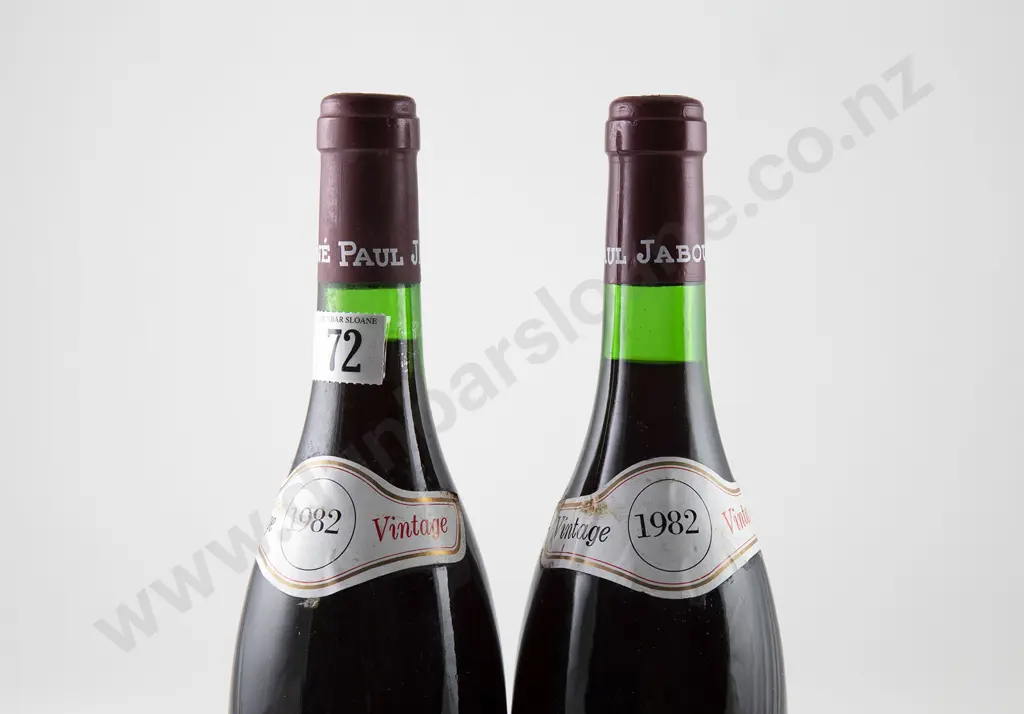 2 bottles Paul Jaboulet Aine Chateauneuf-du-Pape Les Cedres Vintage 1982 Image 1++