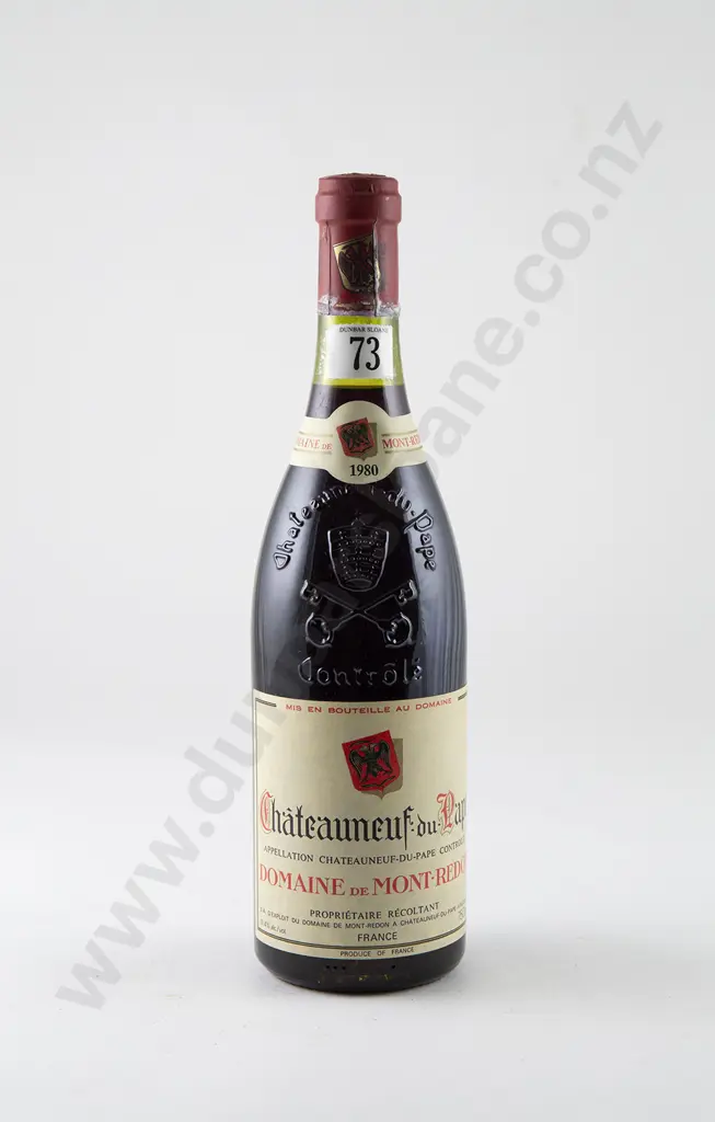 1 bottle Domaine De Mont-Redon Chateauneuf-du-Pape Vintage 1980 Image 1++
