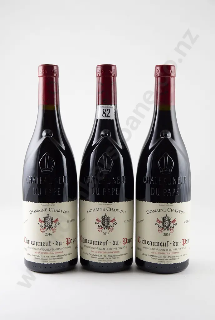 3 bottles Domaine Charvin Chateauneuf-du-Pape Vintage 2016 Image 1++