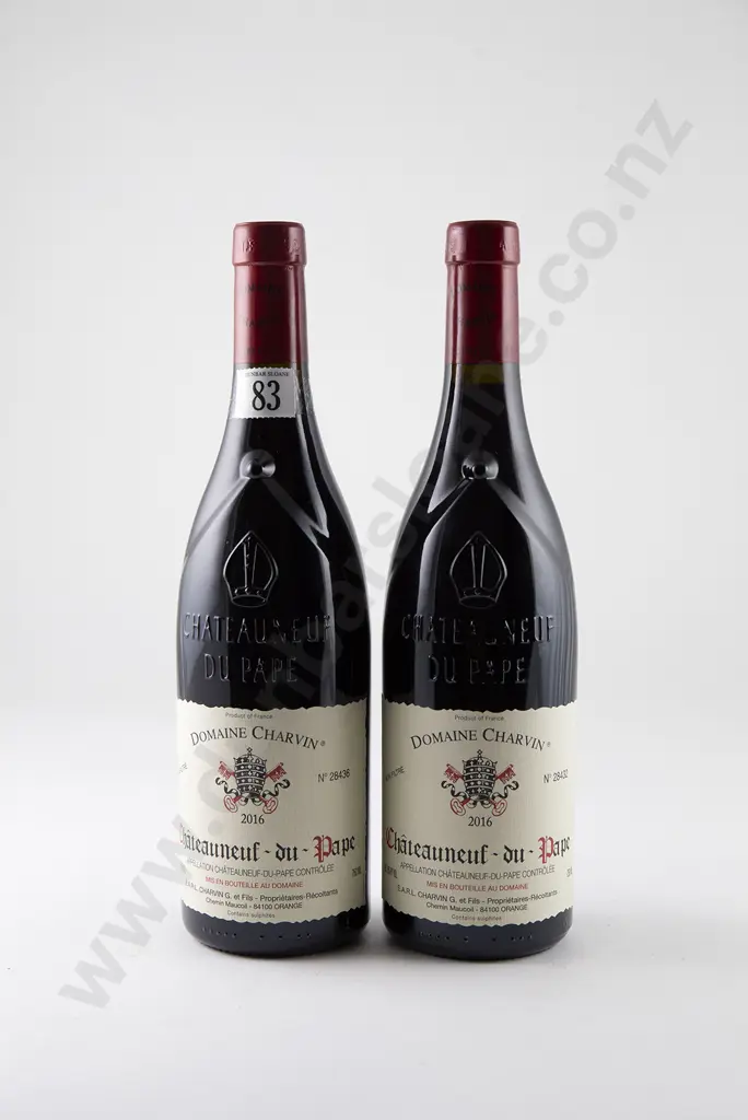2 bottles Domaine Charvin Chateauneuf-du-Pape Vintage 2016 Image 1++